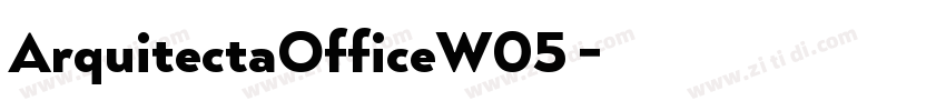 ArquitectaOfficeW05 字体转换
